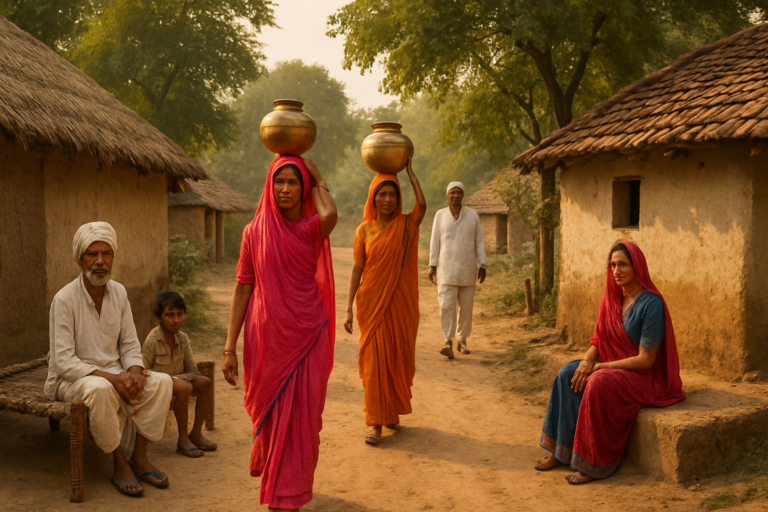 20250530 2355 Indian Village Scene simple compose 01jwh70t3nej58j83ndcdg9977